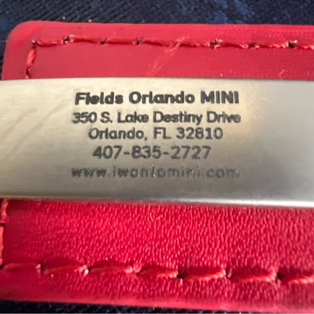 Mini Cooper Red Rectangle Keychain Gently Used Fi… - image 5